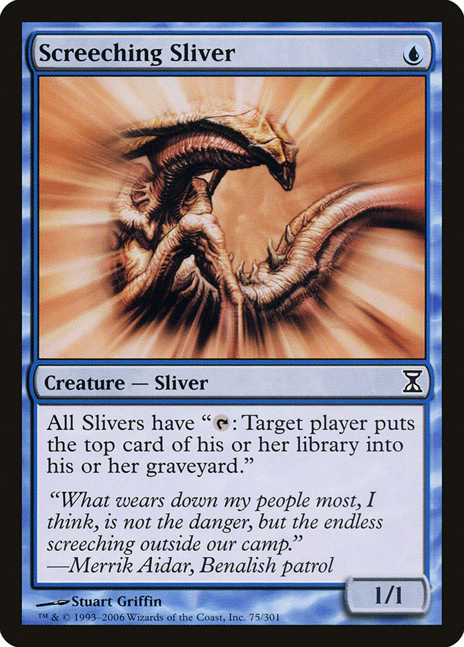 Screeching Sliver [Time Spiral] - Magic: The Gathering - Card Brawlers | Quebec | Canada |