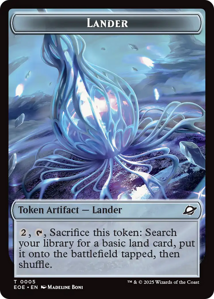 Robot // Lander (0005) Double-Sided Token [Edge of Eternities Tokens] - Magic: The Gathering - Card Brawlers | Quebec | Canada |