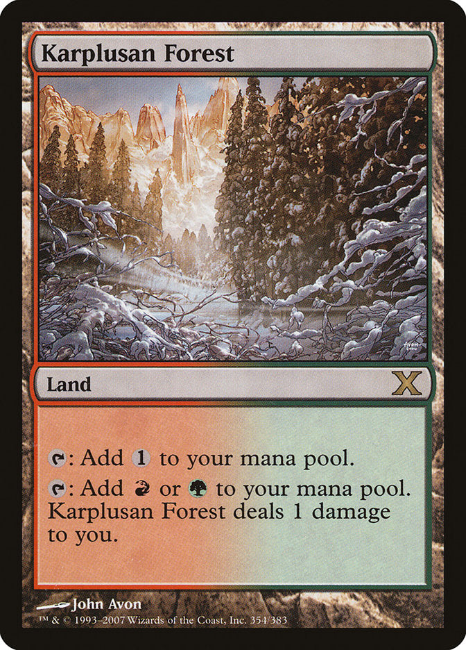Karplusan Forest [Tenth Edition] - Magic: The Gathering - Card Brawlers | Quebec | Canada |