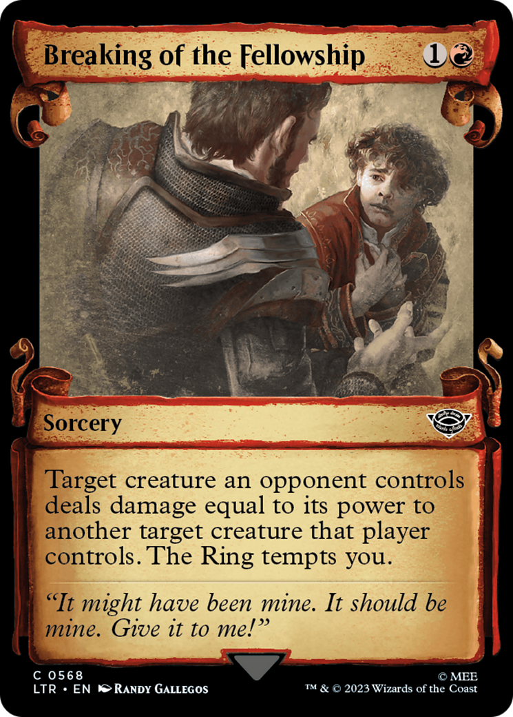 Breaking of the Fellowship [The Lord of the Rings: Tales of Middle-Earth Showcase Scrolls] - Magic: The Gathering - Card Brawlers | Quebec | Canada |