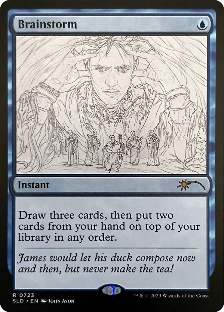 Brainstorm (0723) (Sketch Showcase) [Secret Lair Drop Series] - Magic: The Gathering - Card Brawlers | Quebec | Canada |