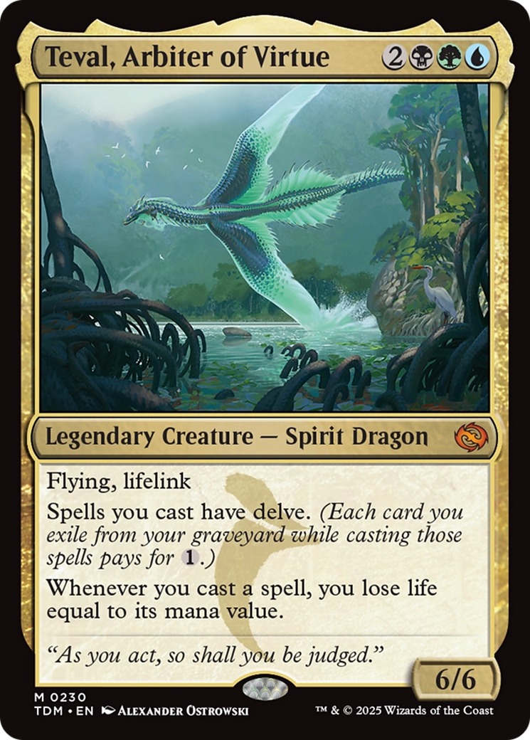 Teval, Arbiter of Virtue [Tarkir: Dragonstorm] - Magic: The Gathering - Card Brawlers | Quebec | Canada |
