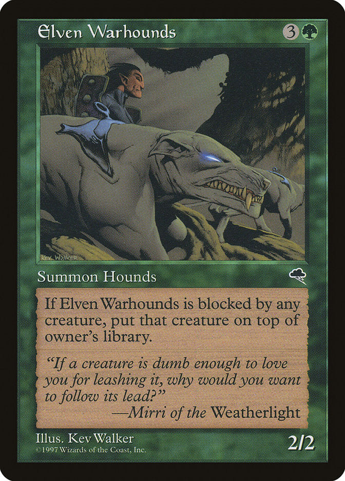 Elven Warhounds [Tempest] - Magic: The Gathering - Card Brawlers | Quebec | Canada |