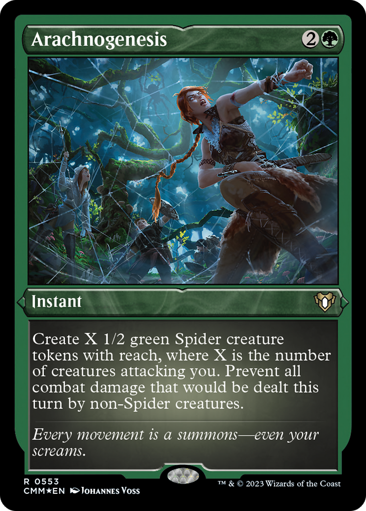 Arachnogenesis (Foil Etched) [Commander Masters] - Magic: The Gathering - Card Brawlers | Quebec | Canada |