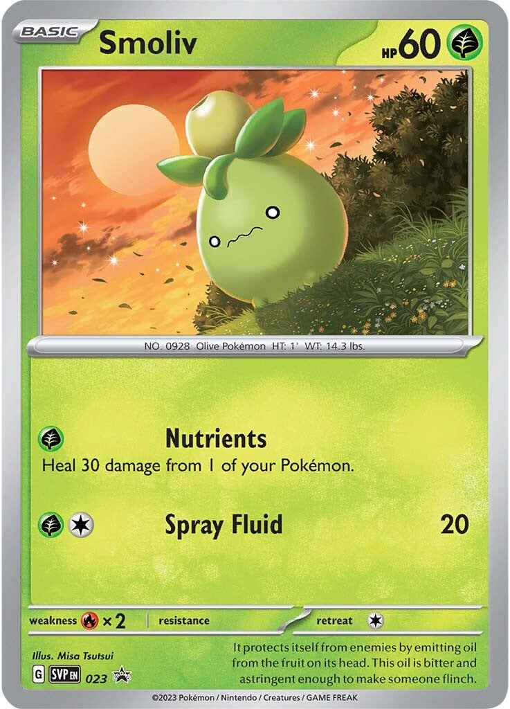 Smoliv (023) [Scarlet & Violet: Black Star Promos] - Pokémon - Card Brawlers | Quebec | Canada |