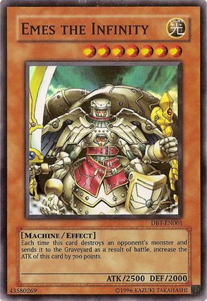 Emes the Infinity (DBT-EN001) Super Rare