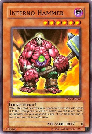 Inferno Hammer [CMC-EN002] Super Rare - Yu-Gi-Oh! Video Game Promotional Cards - Card Brawlers | Quebec | Canada |