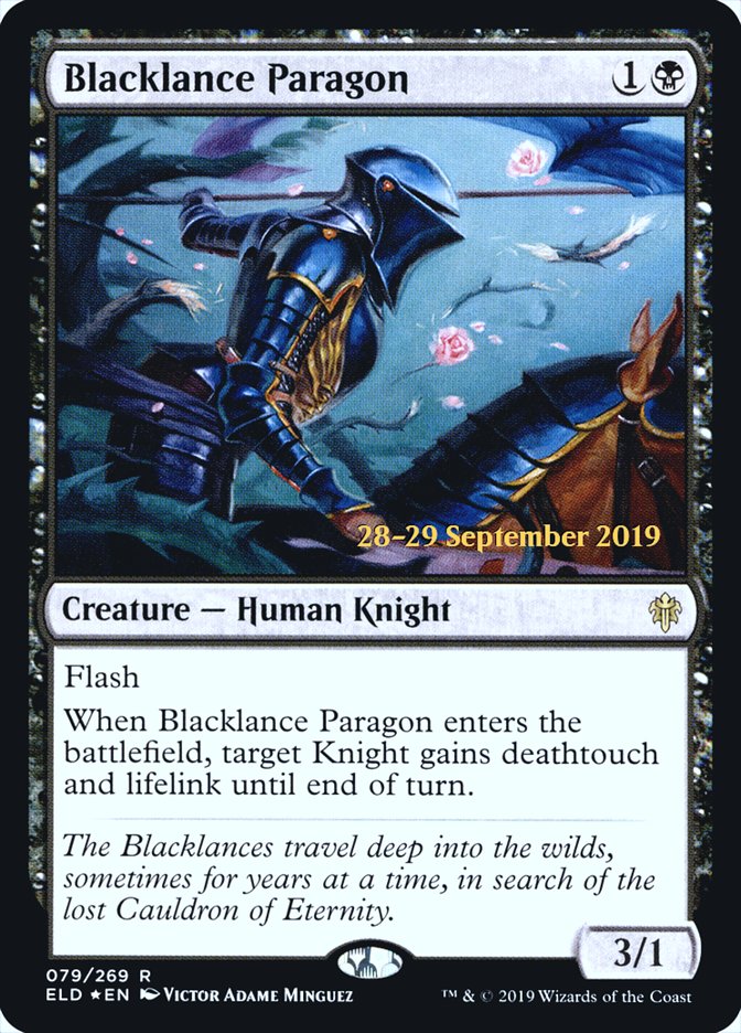 Blacklance Paragon [Throne of Eldraine Prerelease Promos] - Magic: The Gathering - Card Brawlers | Quebec | Canada |