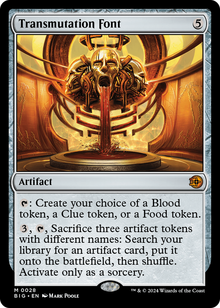 Transmutation Font [Outlaws of Thunder Junction: The Big Score] - Magic: The Gathering - Card Brawlers | Quebec | Canada |