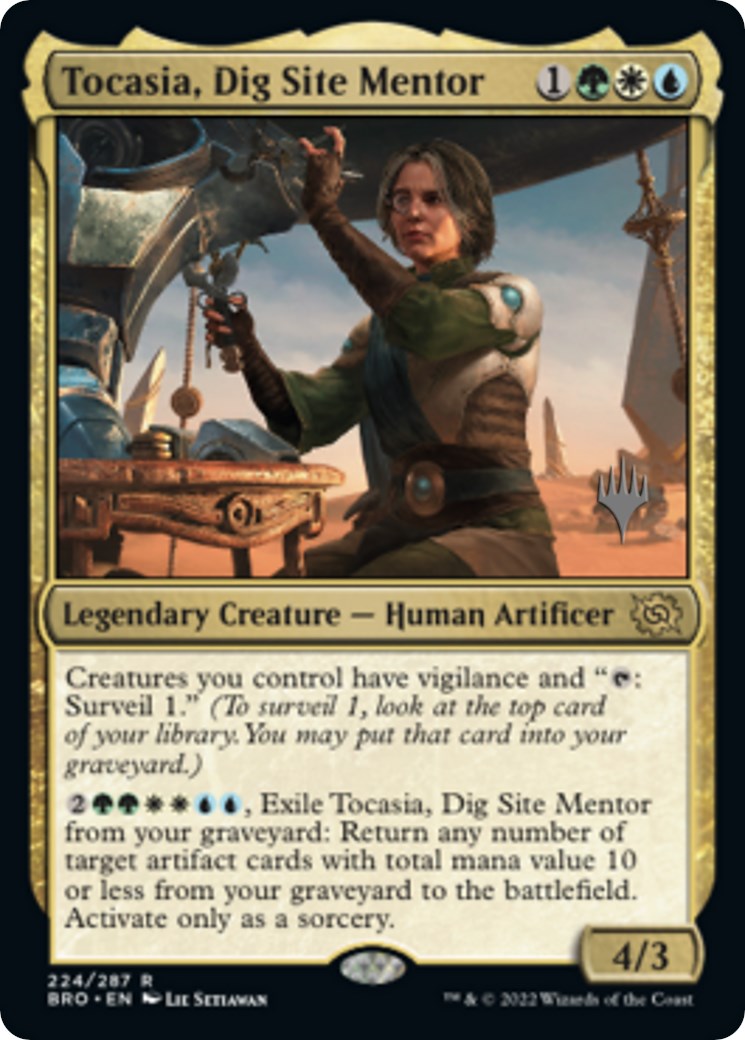 Tocasia, Dig Site Mentor (Promo Pack) [The Brothers' War Promos] - Magic: The Gathering - Card Brawlers | Quebec | Canada |