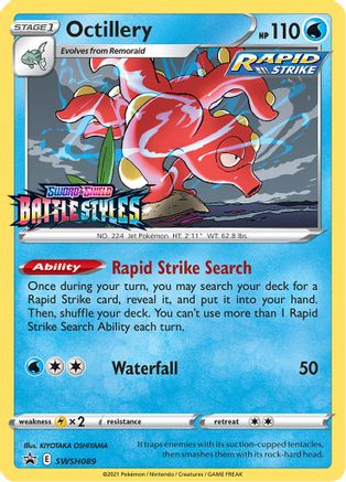 Octillery (SWSH089) (Prerelease Promo) [Sword & Shield: Black Star Promos] - Pokémon - Card Brawlers | Quebec | Canada |