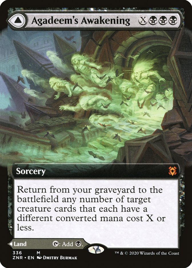 Agadeem's Awakening // Agadeem, the Undercrypt (Extended Art) [Zendikar Rising] - Magic: The Gathering - Card Brawlers | Quebec | Canada |