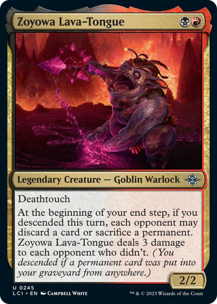 Zoyowa Lava-Tongue [The Lost Caverns of Ixalan] - Magic: The Gathering - Card Brawlers | Quebec | Canada |