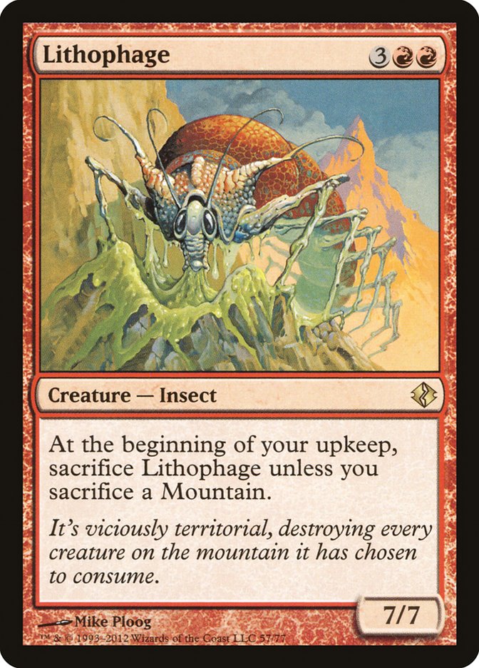 Lithophage [Duel Decks: Venser vs. Koth] - Magic: The Gathering - Card Brawlers | Quebec | Canada |