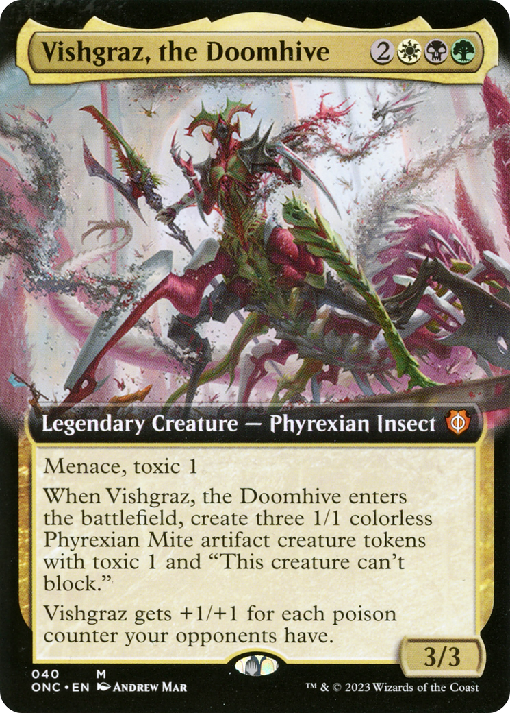 Vishgraz, the Doomhive (Extended Art) [Phyrexia: All Will Be One Commander] - Magic: The Gathering - Card Brawlers | Quebec | Canada |