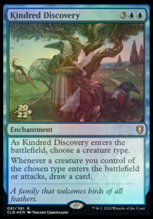 Kindred Discovery [Commander Legends: Battle for Baldur's Gate Prerelease Promos] - Magic: The Gathering - Card Brawlers | Quebec | Canada |