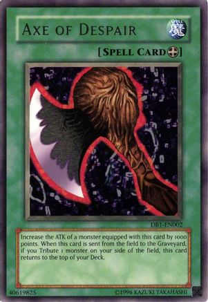 Axe of Despair [DB1-EN002] Rare - Yu-Gi-Oh! - Card Brawlers | Quebec | Canada |