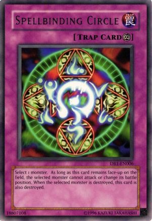 Spellbinding Circle [DB1-EN006] Rare - Yu-Gi-Oh! - Card Brawlers | Quebec | Canada |