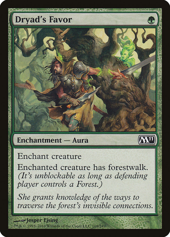 Dryad's Favor [Magic 2011] - Magic: The Gathering - Card Brawlers | Quebec | Canada |
