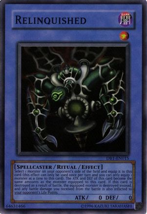 Relinquished [DB1-EN015] Super Rare - Yu-Gi-Oh! - Card Brawlers | Quebec | Canada |