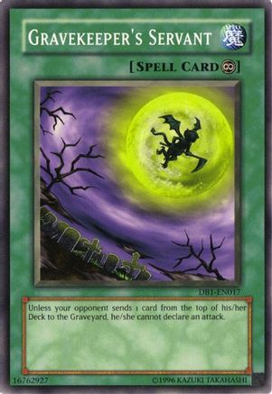 Gravekeeper's Servant [DB1-EN017] Common - Yu-Gi-Oh! - Card Brawlers | Quebec | Canada |
