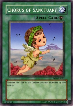 Chorus of Sanctuary [DB1-EN022] Common - Yu-Gi-Oh! - Card Brawlers | Quebec | Canada |