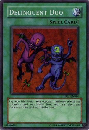 Delinquent Duo [DB1-EN024] Super Rare