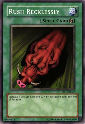 Rush Recklessly [DB1-EN027] Common - Yu-Gi-Oh! - Card Brawlers | Quebec | Canada |