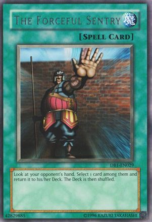 The Forceful Sentry [DB1-EN029] Rare - Yu-Gi-Oh! - Card Brawlers | Quebec | Canada |