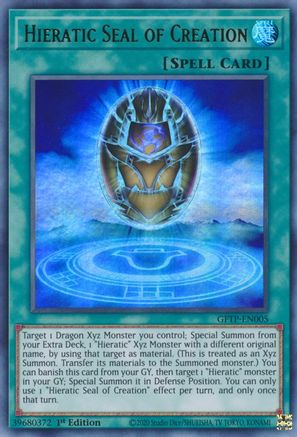 Hieratic Seal of Creation [GFTP-EN005] Ultra Rare - Yu-Gi-Oh! - Card Brawlers | Quebec | Canada |