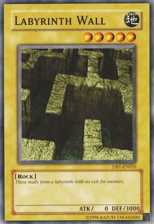 Labyrinth Wall [DB1-EN035] Common - Yu-Gi-Oh! - Card Brawlers | Quebec | Canada |