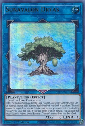 Sunavalon Dryas [GFTP-EN018] Ultra Rare - Yu-Gi-Oh! - Card Brawlers | Quebec | Canada |