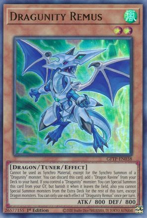 Dragunity Remus [GFTP-EN038] Ultra Rare - Yu-Gi-Oh! - Card Brawlers | Quebec | Canada |