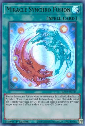 Miracle Synchro Fusion [GFTP-EN111] Ultra Rare - Yu-Gi-Oh! - Card Brawlers | Quebec | Canada |
