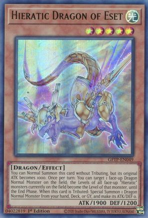 Hieratic Dragon of Eset [GFTP-EN049] Ultra Rare - Yu-Gi-Oh! - Card Brawlers | Quebec | Canada |