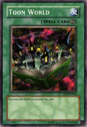 Toon World [DB1-EN042] Common - Yu-Gi-Oh! - Card Brawlers | Quebec | Canada |