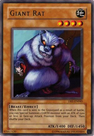 Giant Rat [DB1-EN045] Rare - Yu-Gi-Oh! - Card Brawlers | Quebec | Canada |