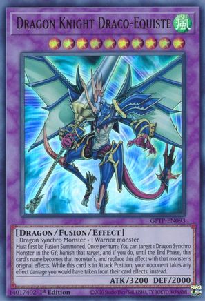 Dragon Knight Draco-Equiste [GFTP-EN093] Ultra Rare - Yu-Gi-Oh! - Card Brawlers | Quebec | Canada |