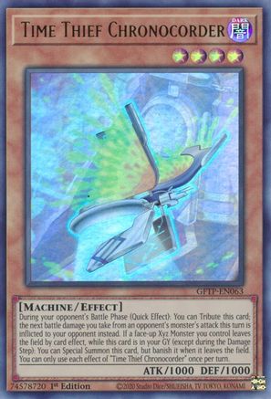 Time Thief Chronocorder [GFTP-EN063] Ultra Rare - Yu-Gi-Oh! - Card Brawlers | Quebec | Canada |