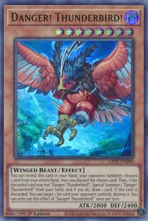 Danger! Thunderbird! [GFTP-EN090] Ultra Rare - Yu-Gi-Oh! - Card Brawlers | Quebec | Canada |