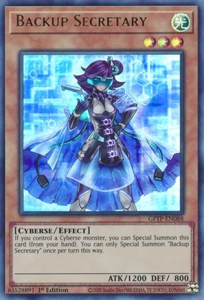 Backup Secretary [GFTP-EN088] Ultra Rare - Yu-Gi-Oh! - Card Brawlers | Quebec | Canada |