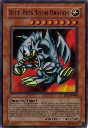 Blue-Eyes Toon Dragon [DB1-EN066] Super Rare - Yu-Gi-Oh! - Card Brawlers | Quebec | Canada |
