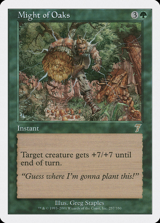 Might of Oaks [Seventh Edition] - Magic: The Gathering - Card Brawlers | Quebec | Canada |