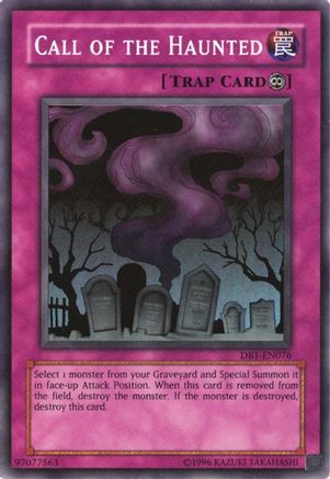 Call Of The Haunted [DB1-EN076] Super Rare - Yu-Gi-Oh! - Card Brawlers | Quebec | Canada |