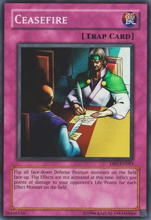Ceasefire [DB1-EN083] Super Rare - Yu-Gi-Oh! - Card Brawlers | Quebec | Canada |