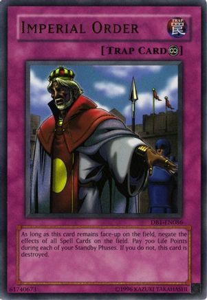 Imperial Order [DB1-EN086] Ultra Rare - Yu-Gi-Oh! - Card Brawlers | Quebec | Canada |