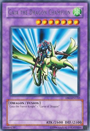 Gaia the Dragon Champion [DB1-EN122] Rare - Yu-Gi-Oh! - Card Brawlers | Quebec | Canada |