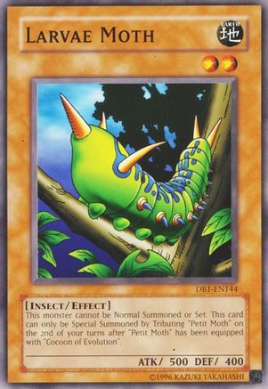 Larvae Moth [DB1-EN144] Common - Yu-Gi-Oh! - Card Brawlers | Quebec | Canada |