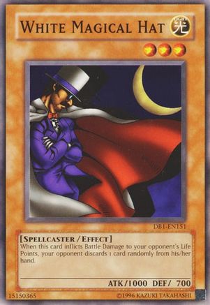 White Magical Hat [DB1-EN151] Common - Yu-Gi-Oh! - Card Brawlers | Quebec | Canada |