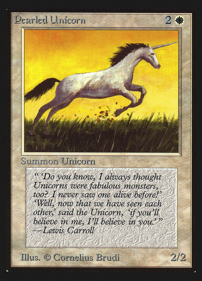 Pearled Unicorn [International Collectors' Edition] - Magic: The Gathering - Card Brawlers | Quebec | Canada |